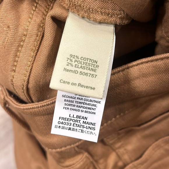 L.L. Bean Women’s True Shape Classic Fit Straight Leg Cotton Blend Denim Jeans - Picture 8 of 9